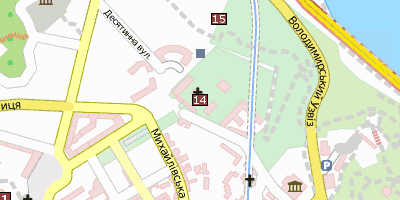 St. Michaelskloster  Kiew Stadtplan