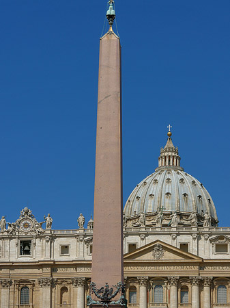 Fotos Obelisk mit dem Petersdom | 