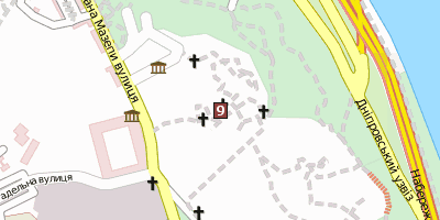 Kiewer Höhlenkloster Kiew Stadtplan