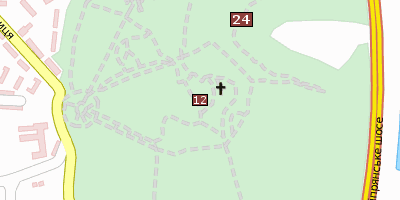 Nationaler Botanischer Garten Kiew Stadtplan